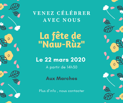 Fête de Naw-Rùz – 22 mars 2020