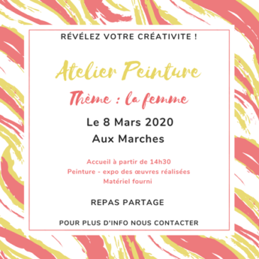 Atelier artistique le 08/03