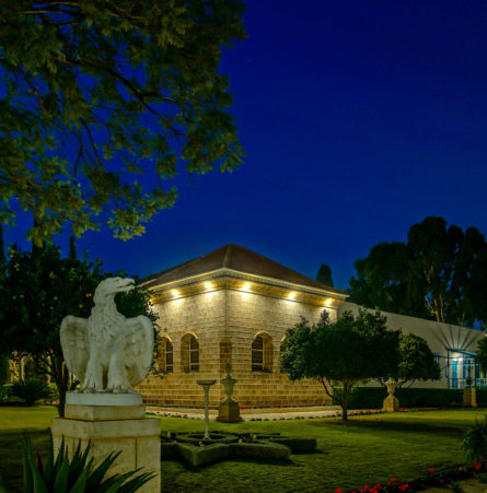 Tombeau de Baha'u'llah de nuit