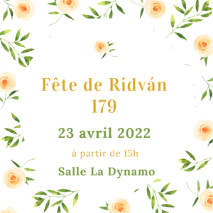 Fête de Ridvan 2022
