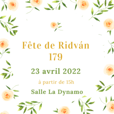 Fête de Ridván 179 