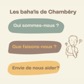 Rencontre avec les baha'is de Savoie