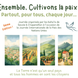 Ensemble cultivons la paix 2026